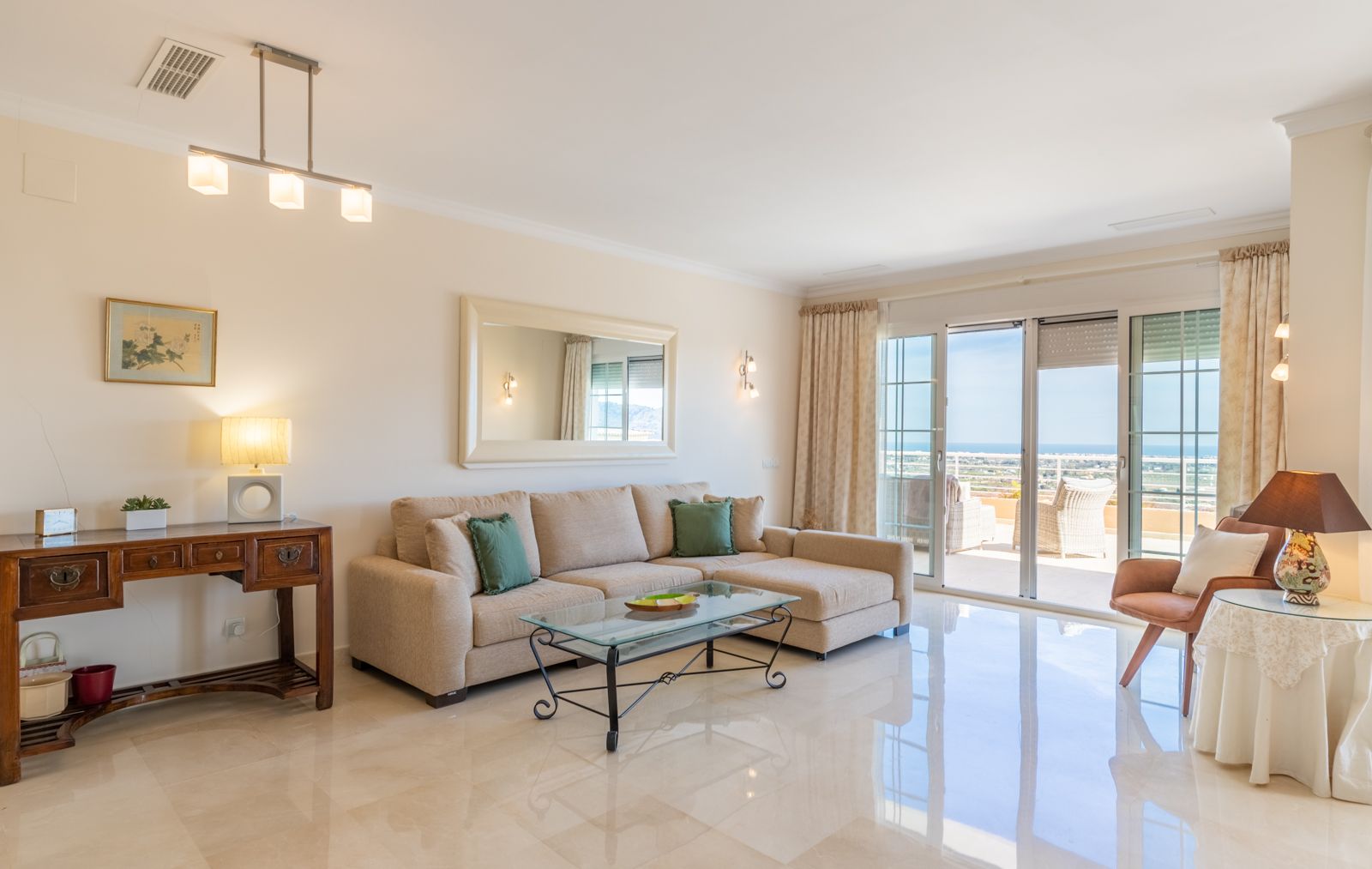 Luxuswohnung zum Verkauf mit Panoramablick auf das Meer in La Sella